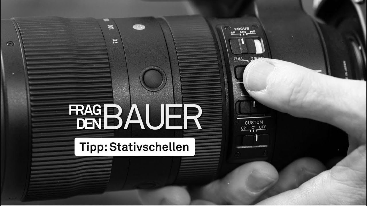 Fototipp Folge 1: Stativschellen