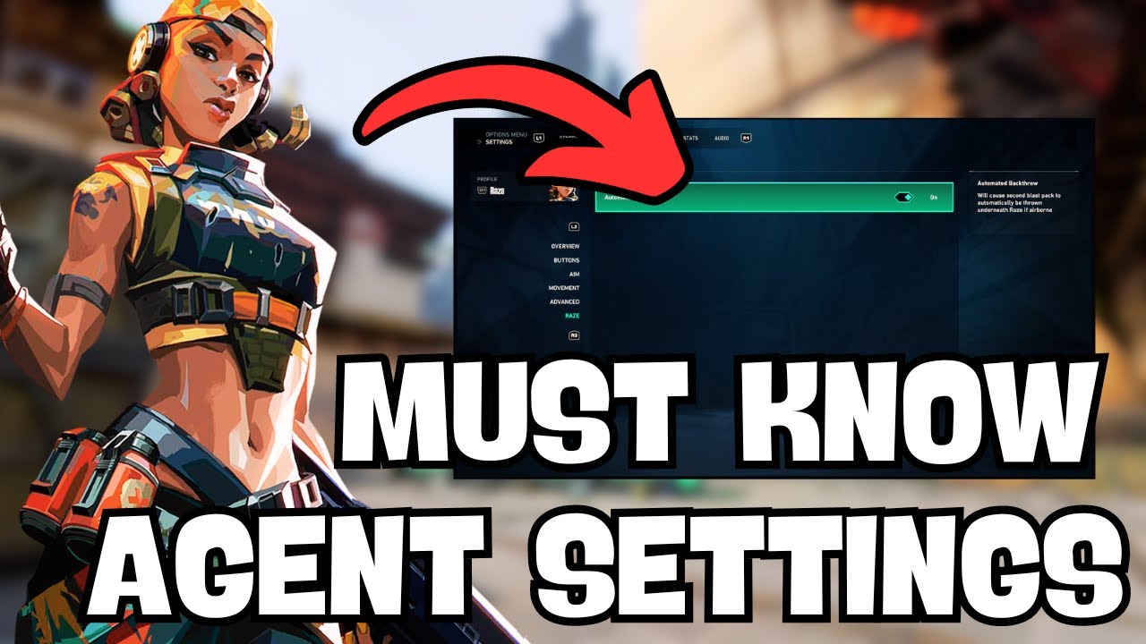 Ultimate Guide to AGENT Settings on Valorant Console