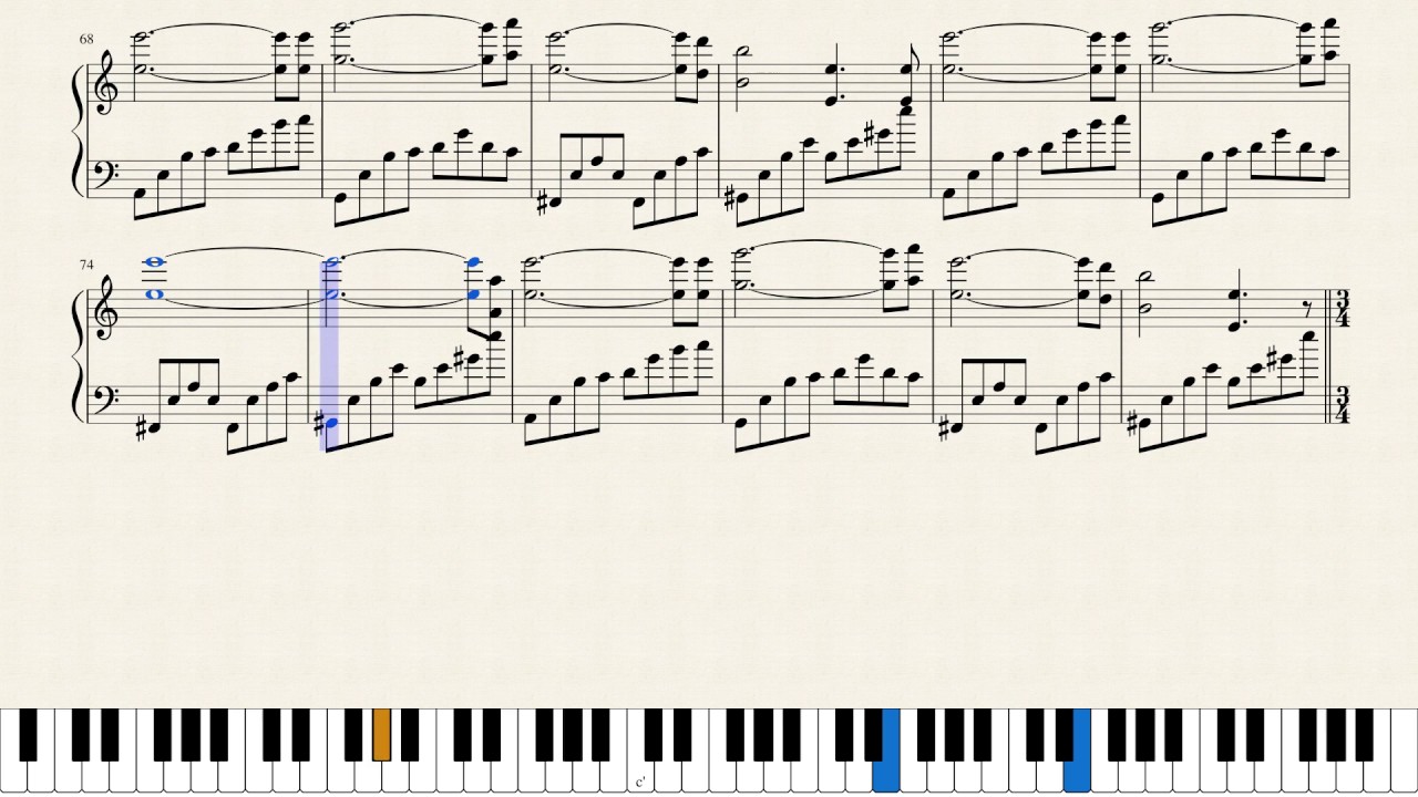 【耳コピ】Ga1ahad and Scientific Whitchery Piano -Mili