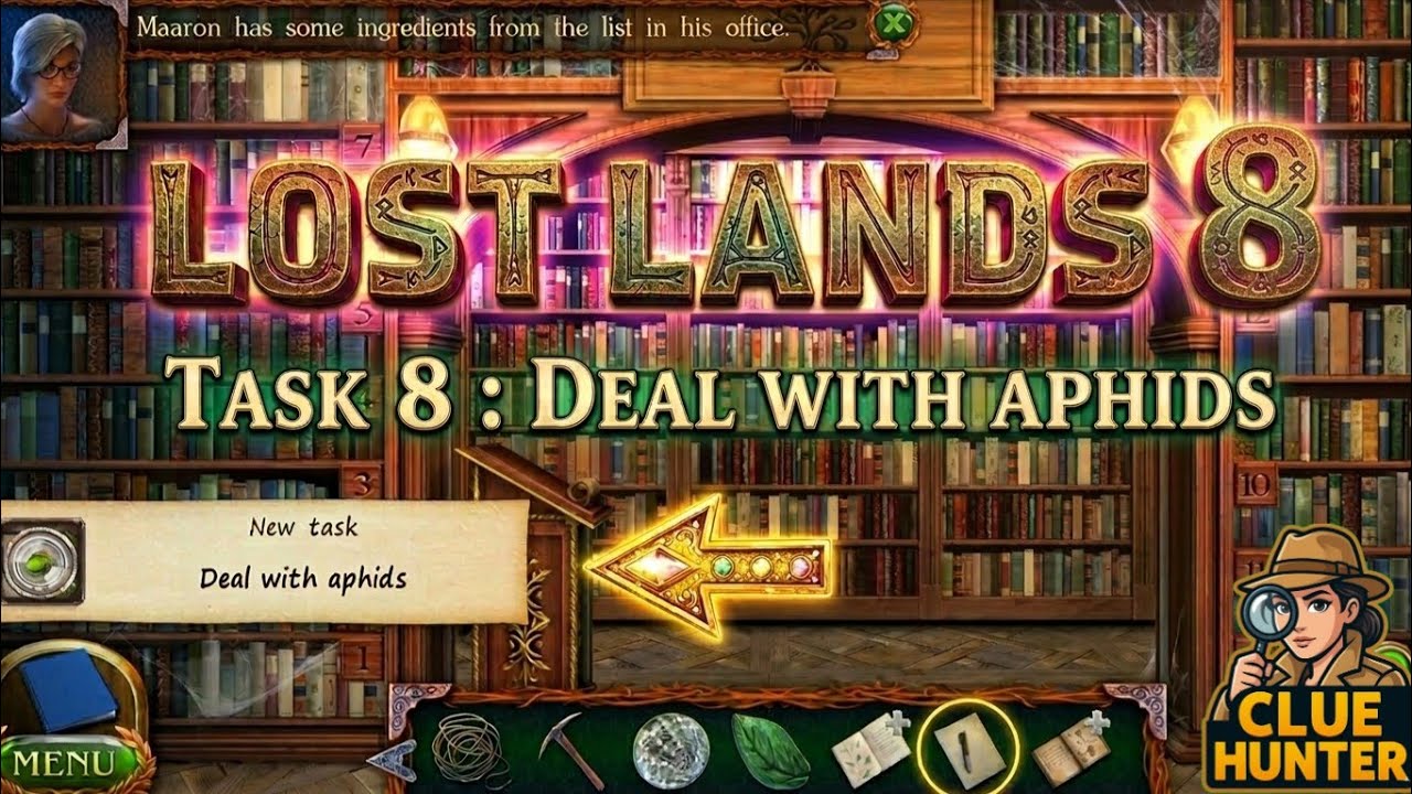 Lost Lands 8 Sand Captivity Task 8: Deal with Aphids FULL Walkthrough Guide | Clue Hunter 1m