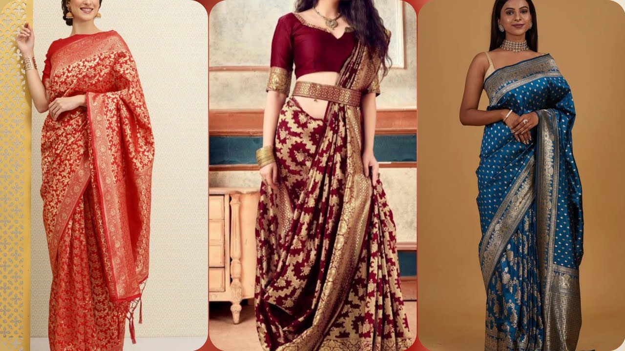 Party Wear Banarasi Saree //बनारसी साड़ी//Bridal Saree/Trendz By PSP
