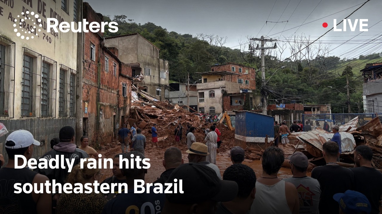 LIVE: Aftermath of deadly rain hitting Brazil