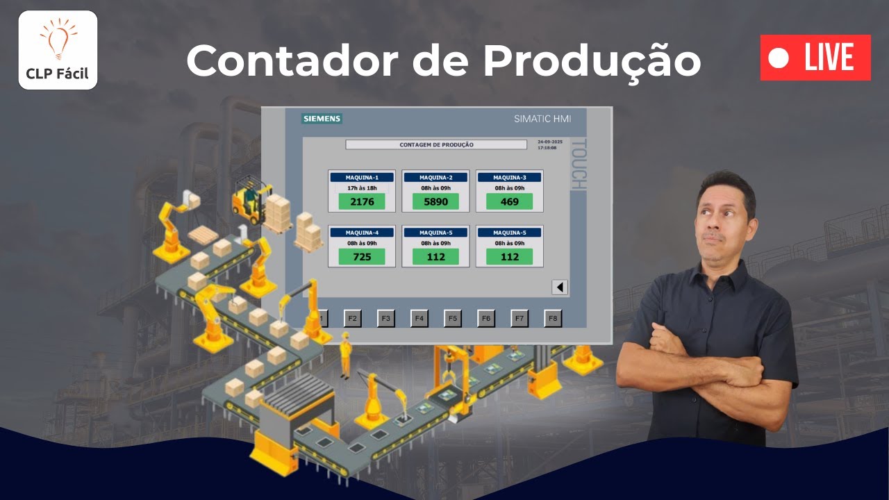 Criando Contador de Produção Diária | Texto Estruturado - SCL | CLP Fácil