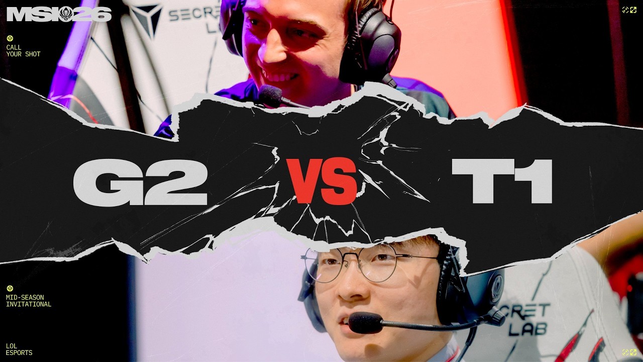 G2 vs T1 | MSI 2026 | Bracket Stage | Game 04 | G2 Esports vs T1