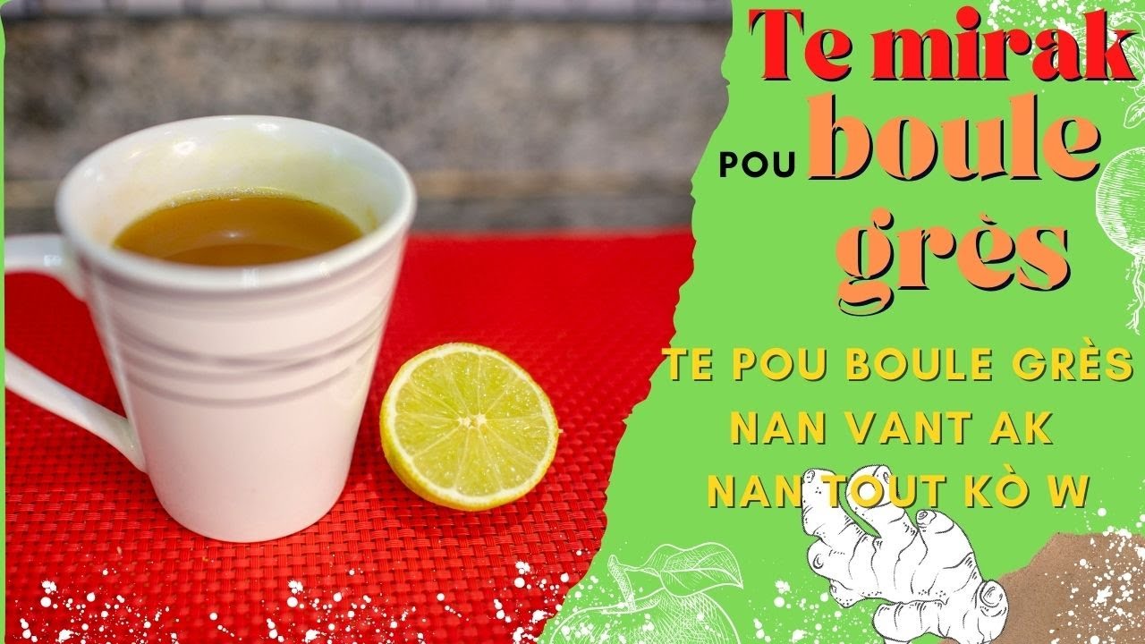 Te mirak pou w boule grès nan vant ou ak nan tout kò w