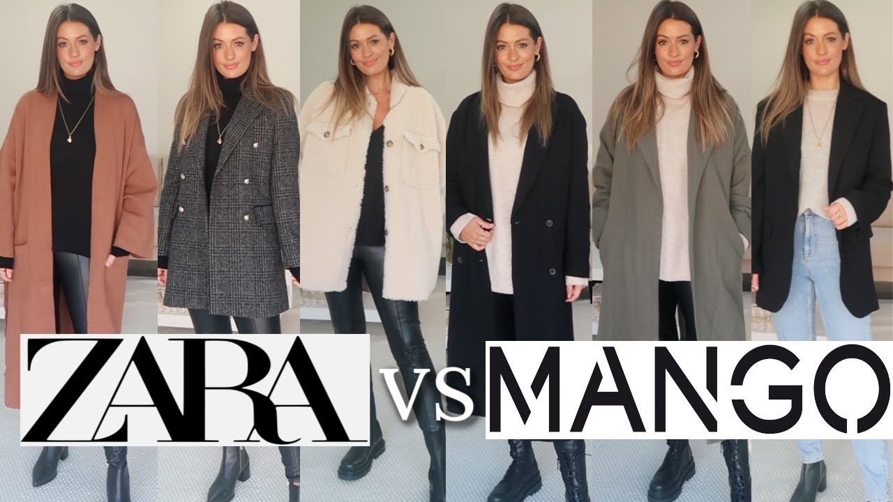 NEW IN ZARA VS MANGO HAUL | AUTUMN FALL WINTER TRY ON 2020
