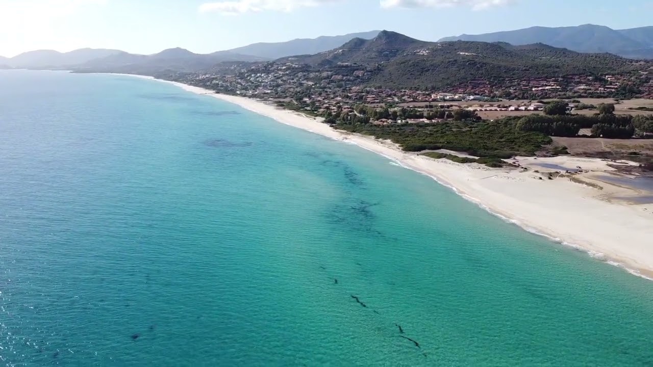 Piscina Rei -  spiaggia - (Costa Rei)  - Sardegna - drone