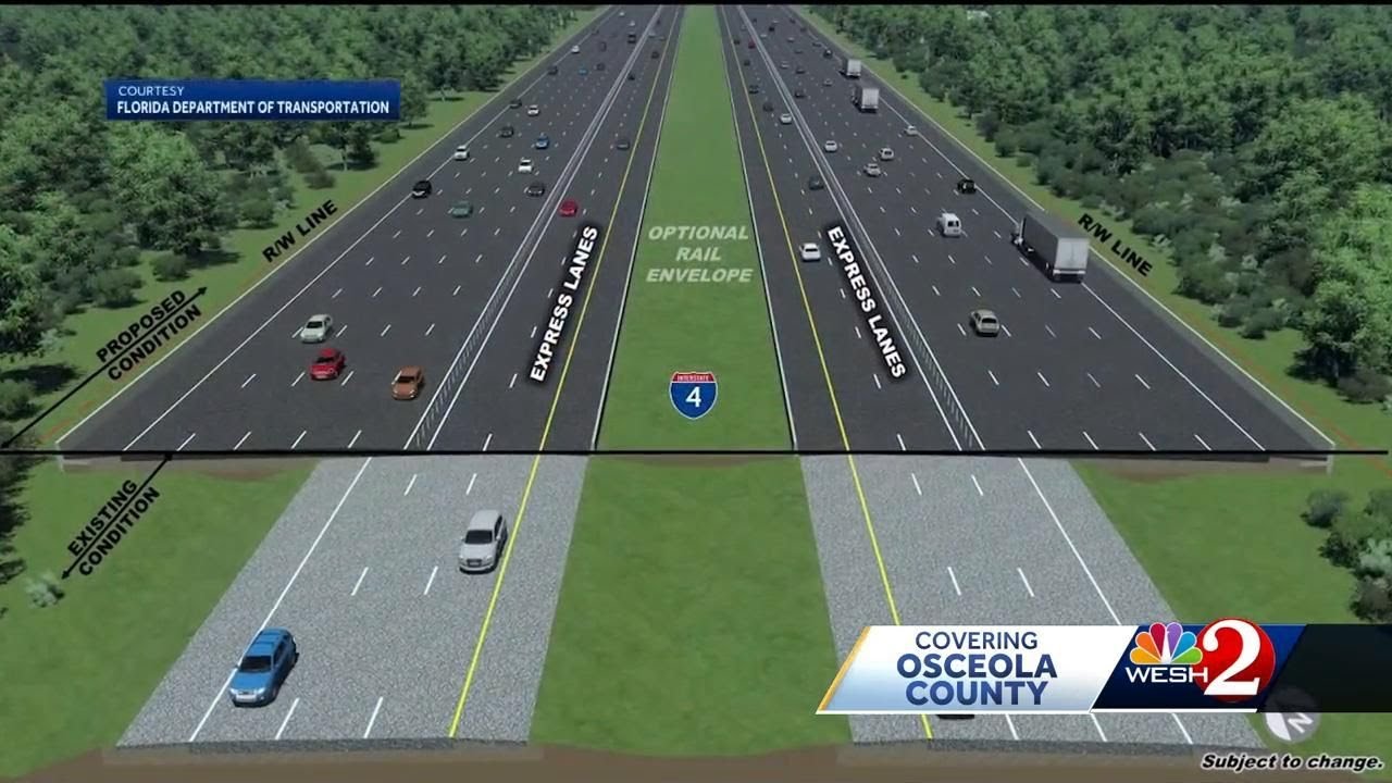 I-4 expanding through Osceola, Polk counties