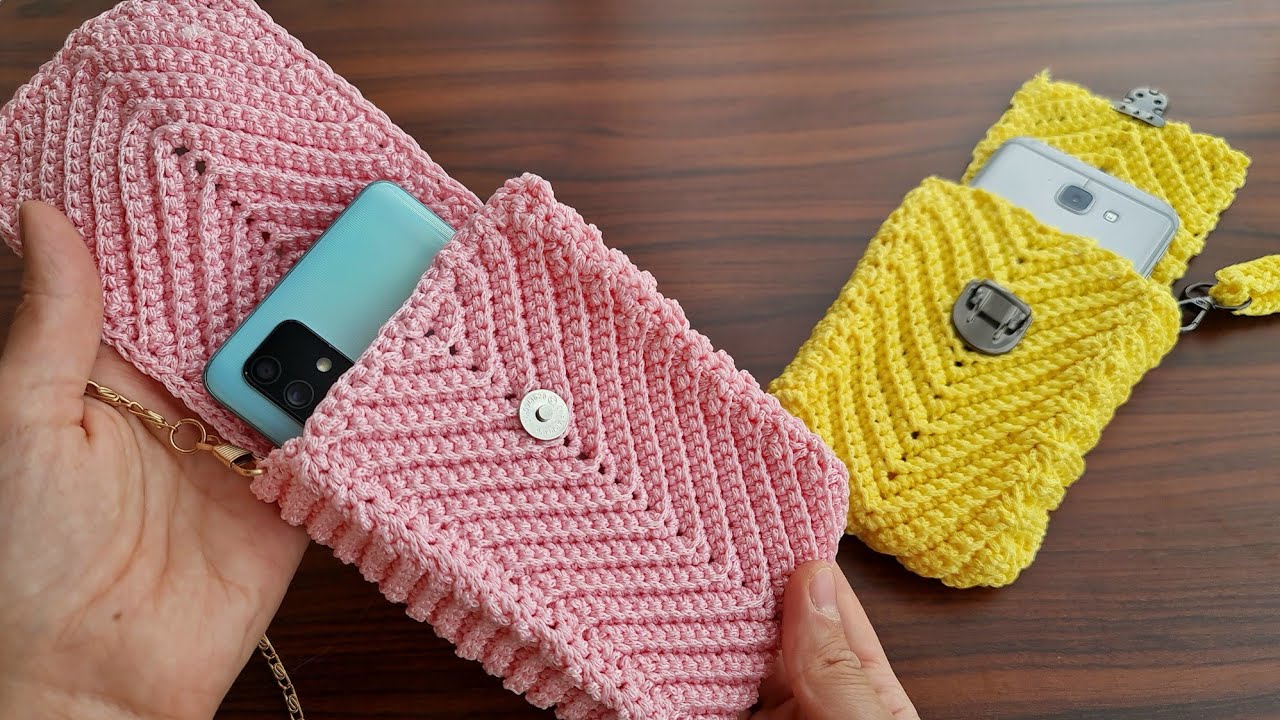 INCREDIBLE 😯 How to make a mini very useful phone case.Mini çok kullanışlı telefon çantası yapımı.