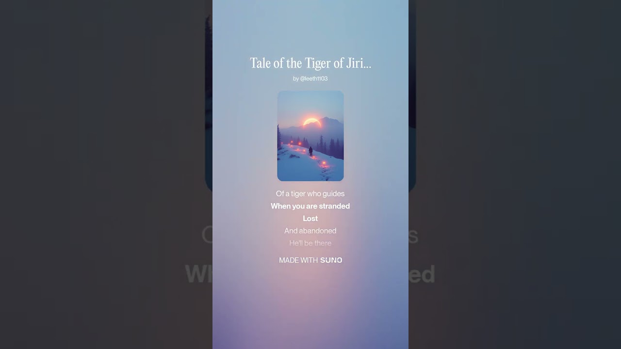 Tale of the Tiger of Jirisan