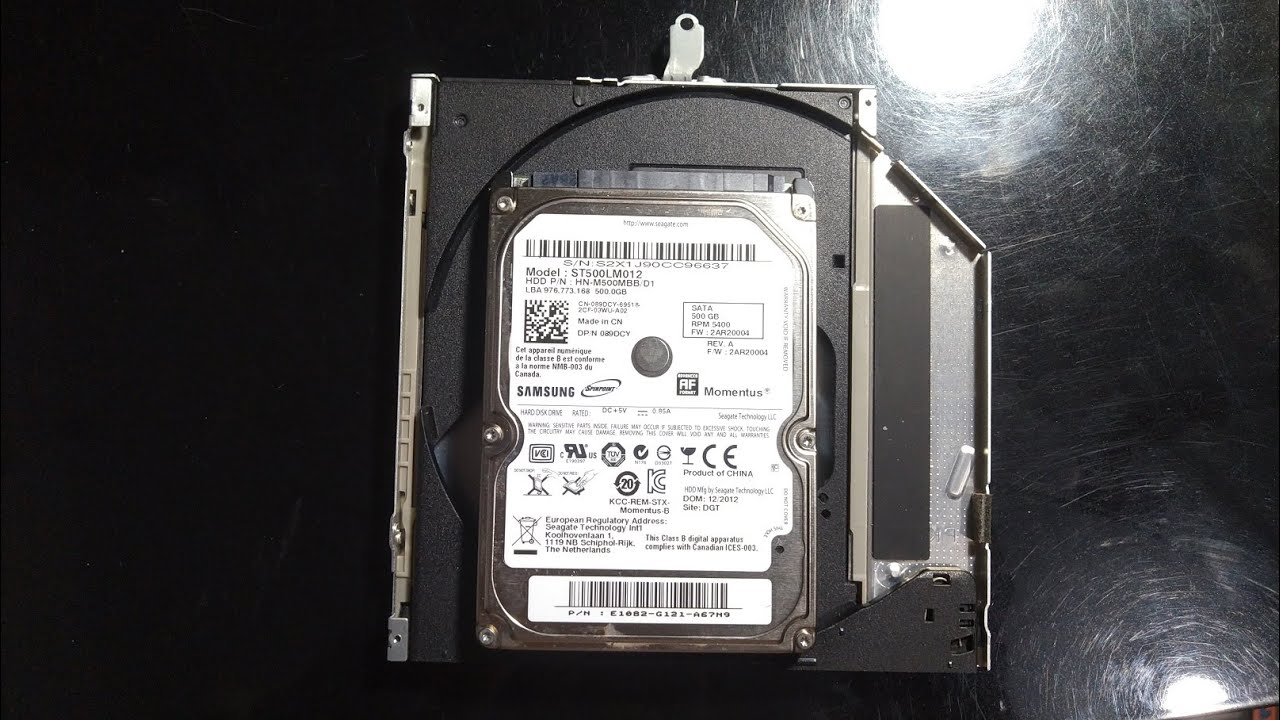 Convertir unidad de DVD de laptop en un Caddy para aumentar capacidad de almacenamiento