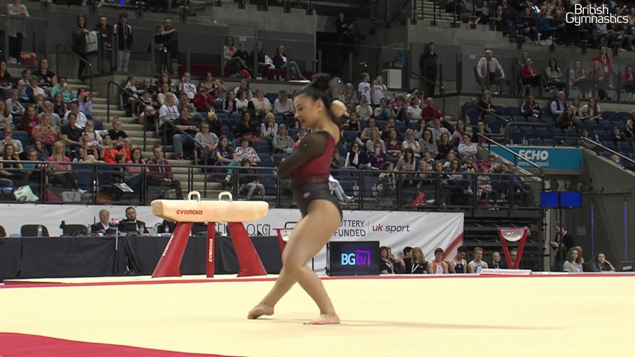 Claudia Fragapane Floor SILVER Women's Senior Apparatus Final 2017 British Gymnastics Championships