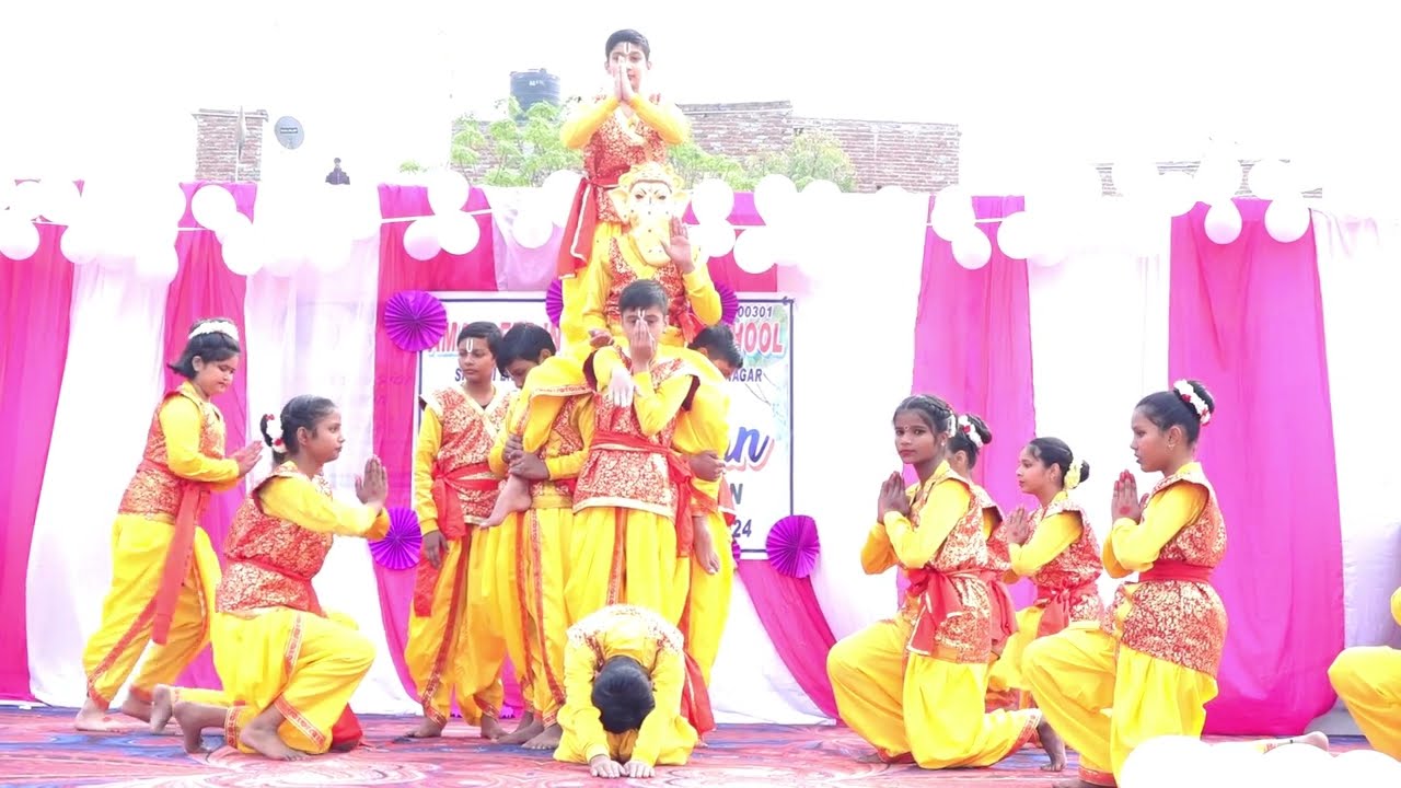 Amandeep International School | Annual Function | Om Gan Ganpataye Namah