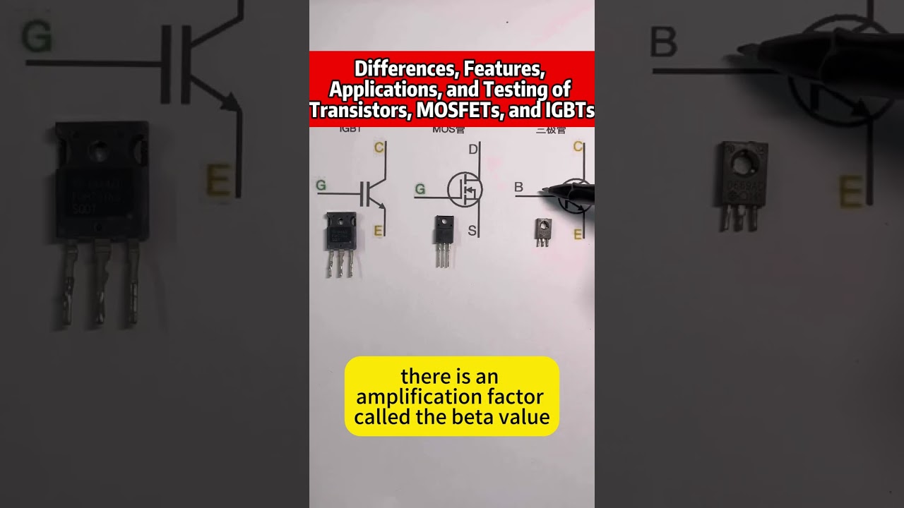 Differences, Applications, and Testing of Transistors, MOSFETs & IGBTs