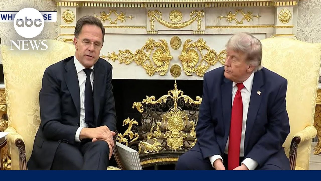 Трамп встретился с генеральным секретарем НАТО Марком Рютте