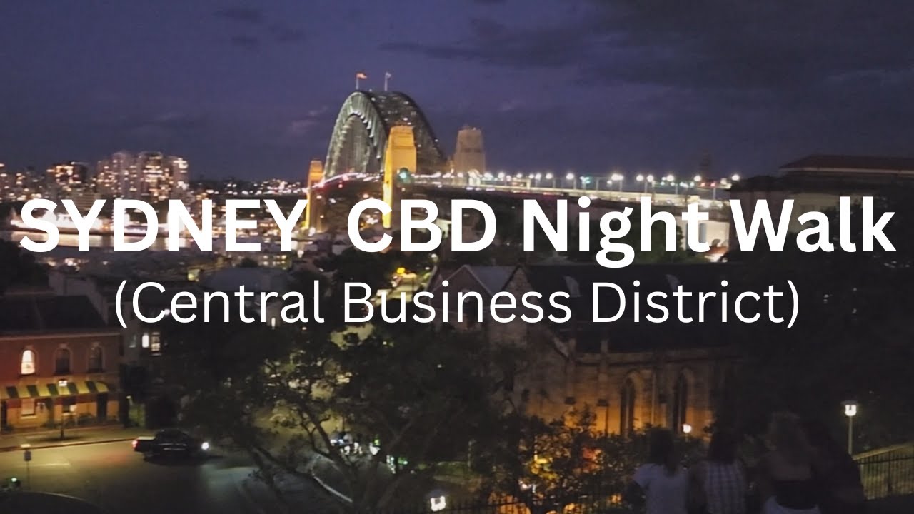 Sydney CBD Night Walk, City Lights, Hidden Vibes & After Dark Energy