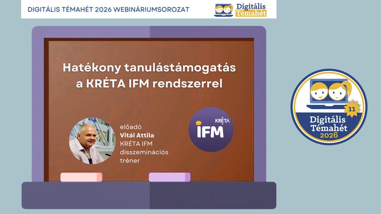 Hatékony tanulástámogatás a KRÉTA IFM rendszerrel