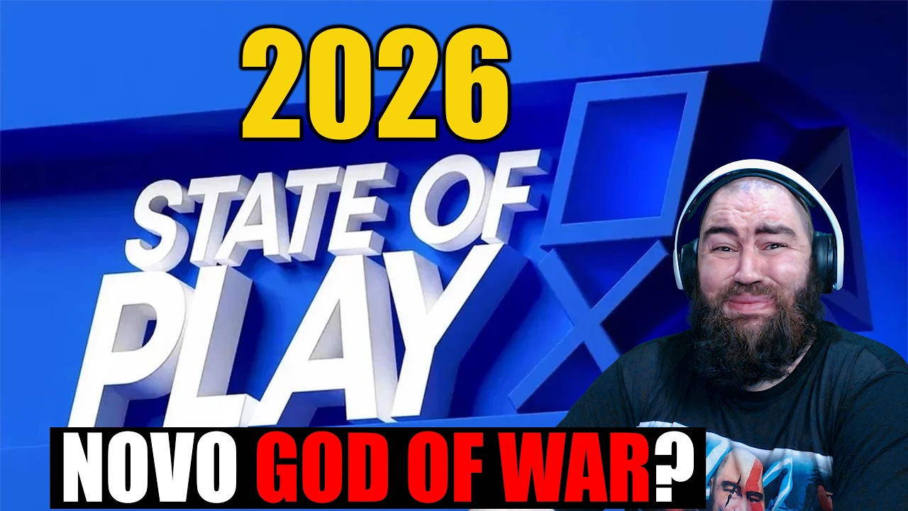 O MAIOR STATE OF PLAY FEVEREIRO 2026 GOD OF WAR NOVO , DMC 6 ? DINO CRISIS REMAKE?