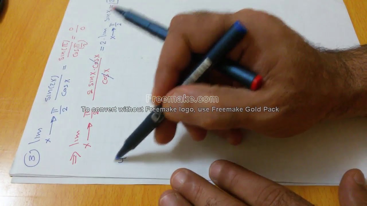Methods to Find the Limit of a Function: Trigonometric substitute: Part 1   التعويضات المثلثية