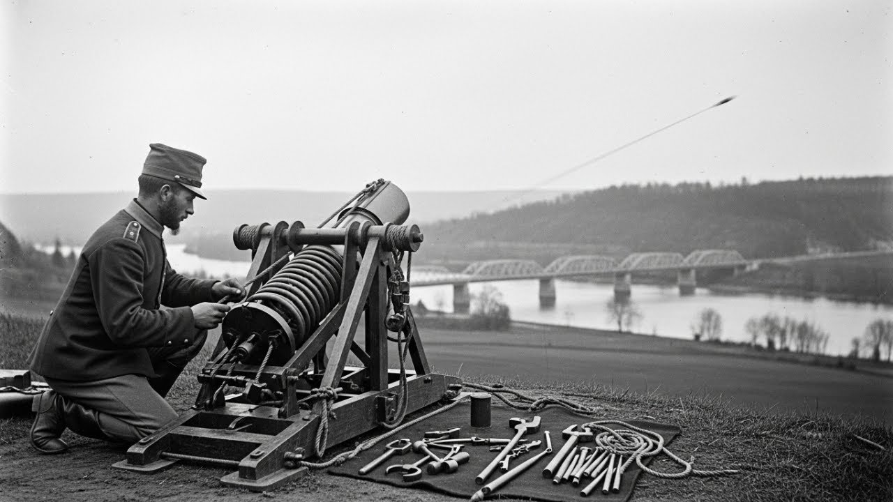 Sie lachten über die Erfindung des preußischen Mechanikers bis sie die französische Brücke zerstörte