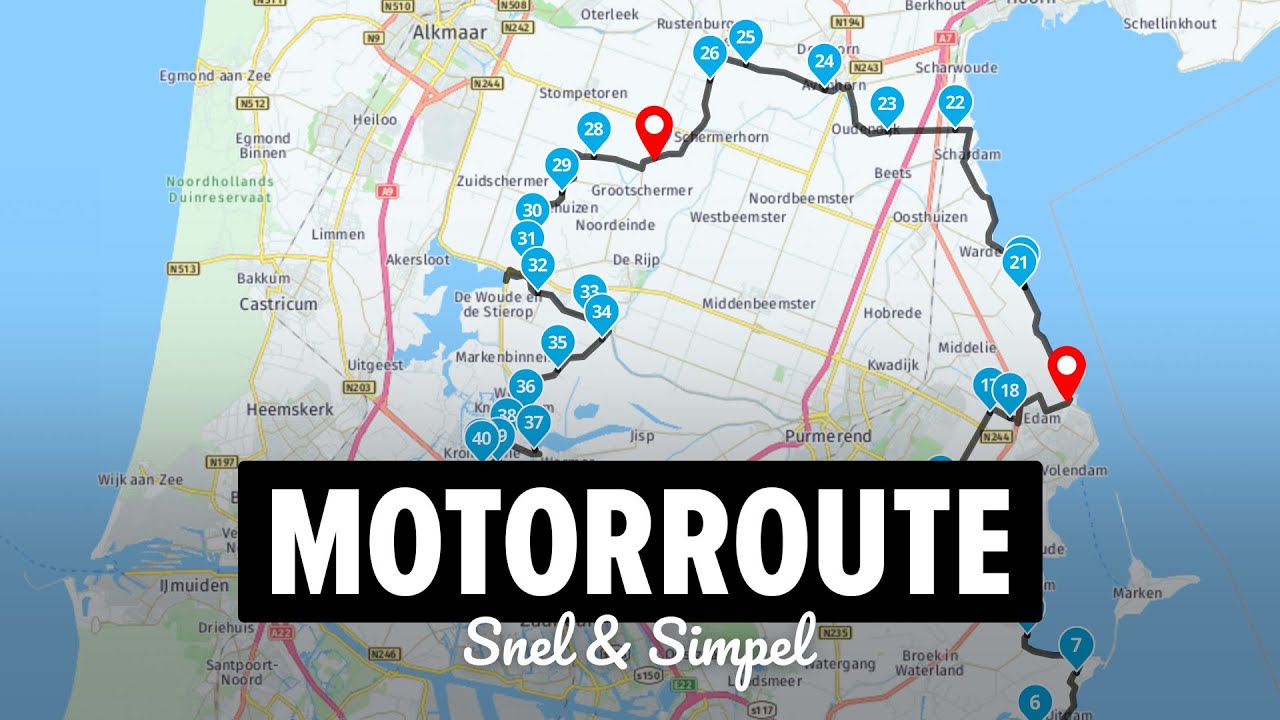 Zelf een Motorroute maken - MyRoute-App tutorial