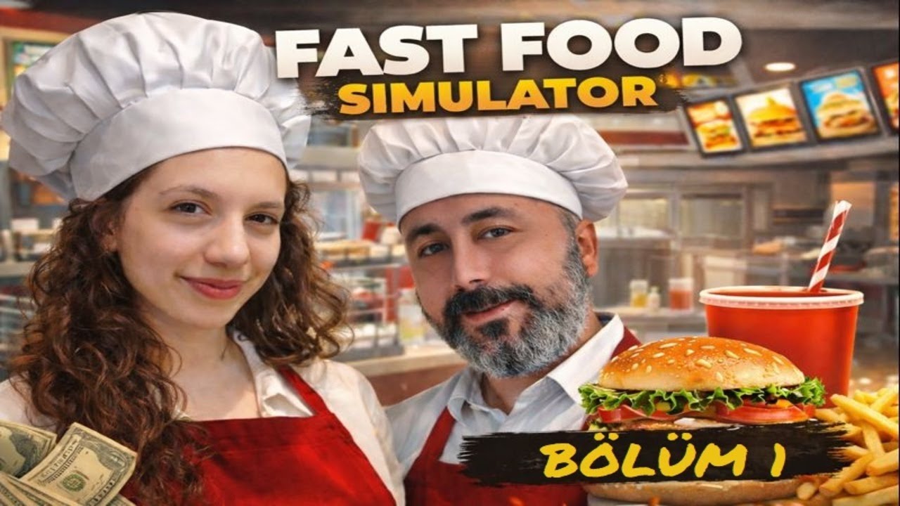 MeL'tem İLE BİRLİKTE FAST FOOD SİMULATÖR OYNUYORUZ | BÖLÜM 1