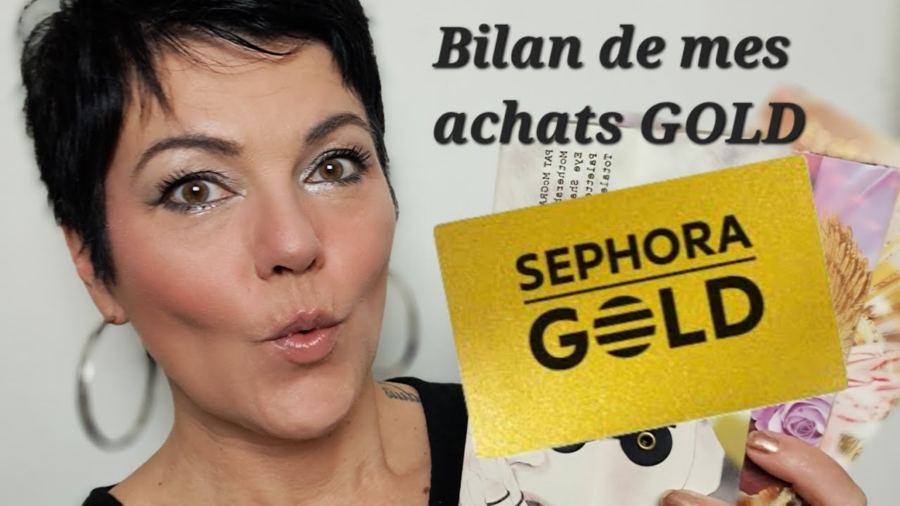 Bilan HAUL Week-end GOLD SEPHORA Décembre 2023 #haul #sephora #gold