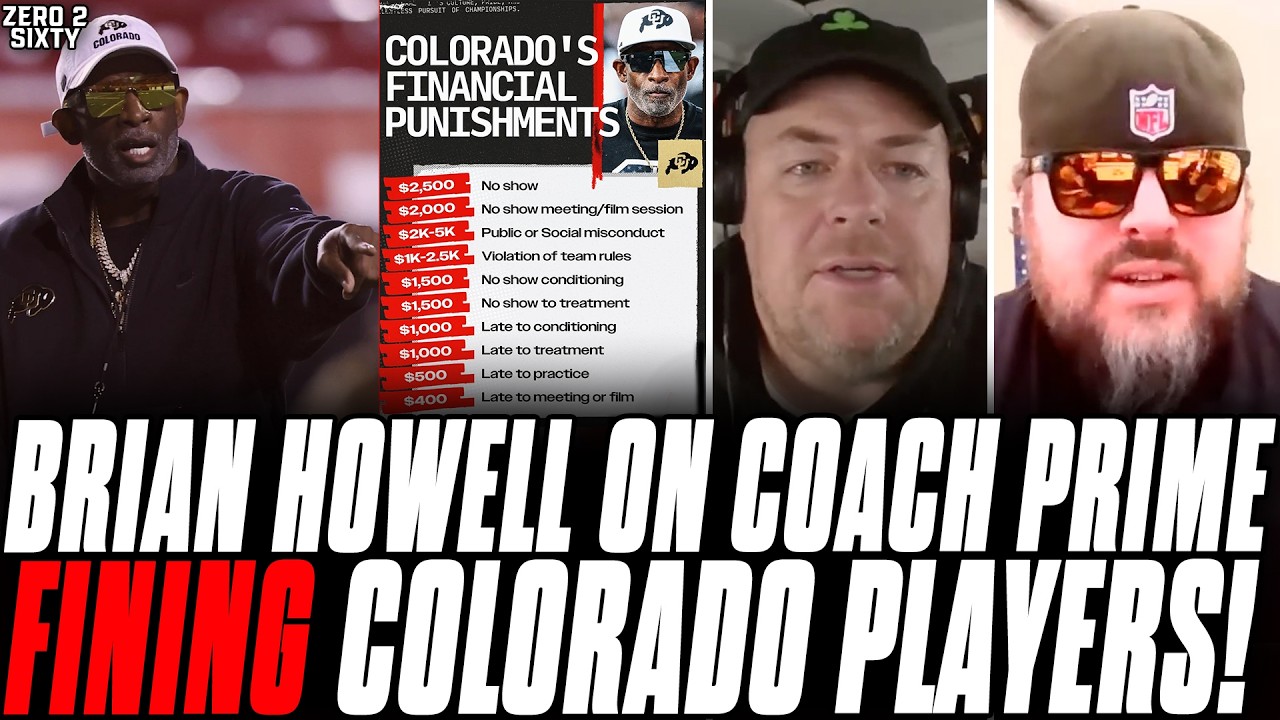 Brian Howell On Coach Prime FINING Colorado Players, Money Going Back Into Athletic Department!