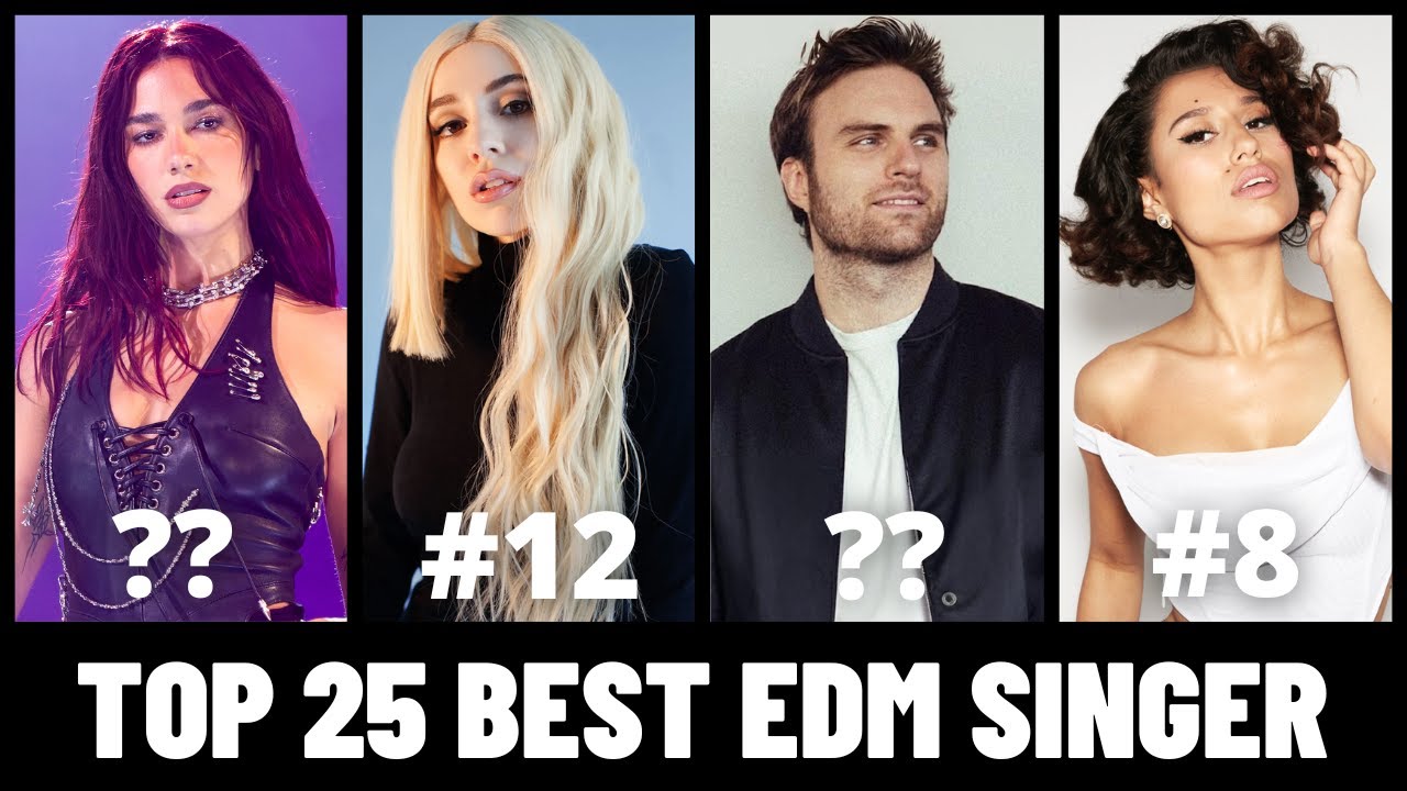 Top 25 Best EDM Singers & Vocal Artist Part 2  |  EC HD