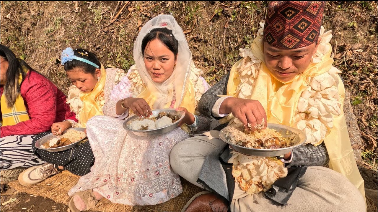 Hamro gaughar ko bihe kasari manainxa ani janti gayera aaiyo 
