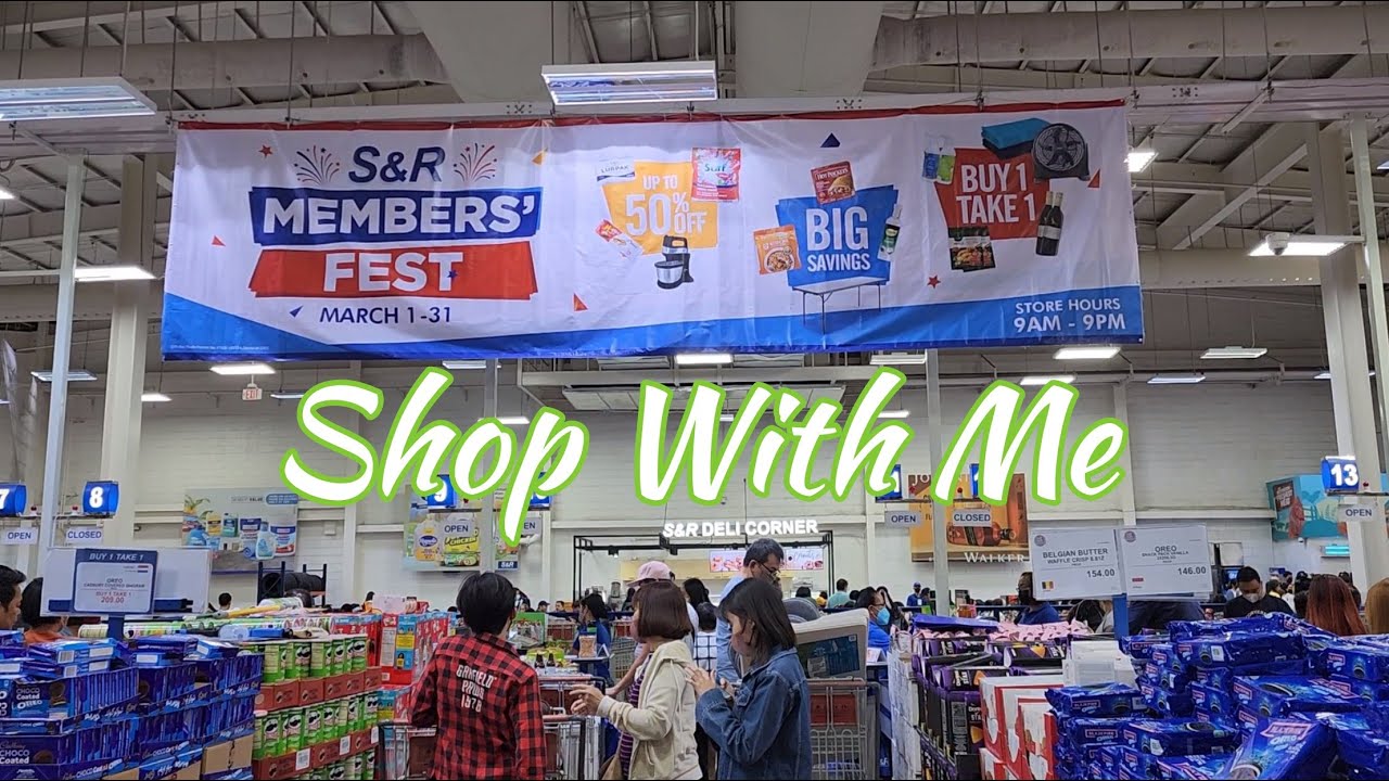SALE! Buy 1 Take 1! 50% OFF S&R Members' Fest March 2023 / Nuvali / Grocery Vlog ASMR Shop With Mimi