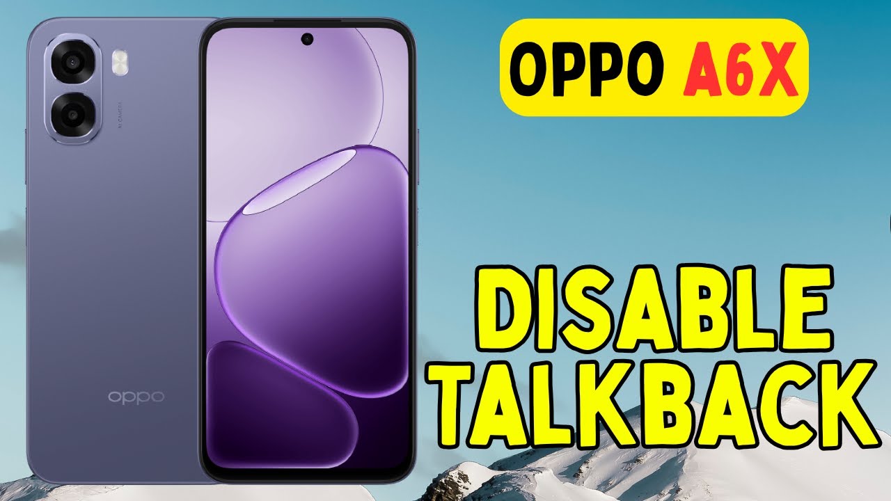 Включение/выключение функции Talkback на Oppo A6X || Отключение Talkback