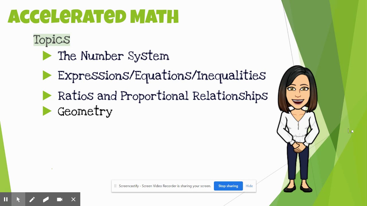 Accelerated Math Curriculum Night 2020