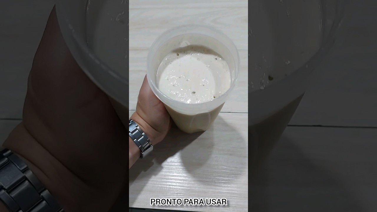 FERMENTO NATURAL #levain #fermentonatural #fermentodecristo