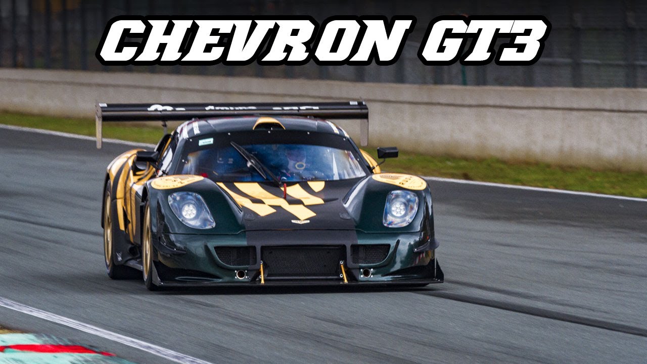CHEVRON GT3 with 550hp LS3 V8 | Test at Zolder 2023