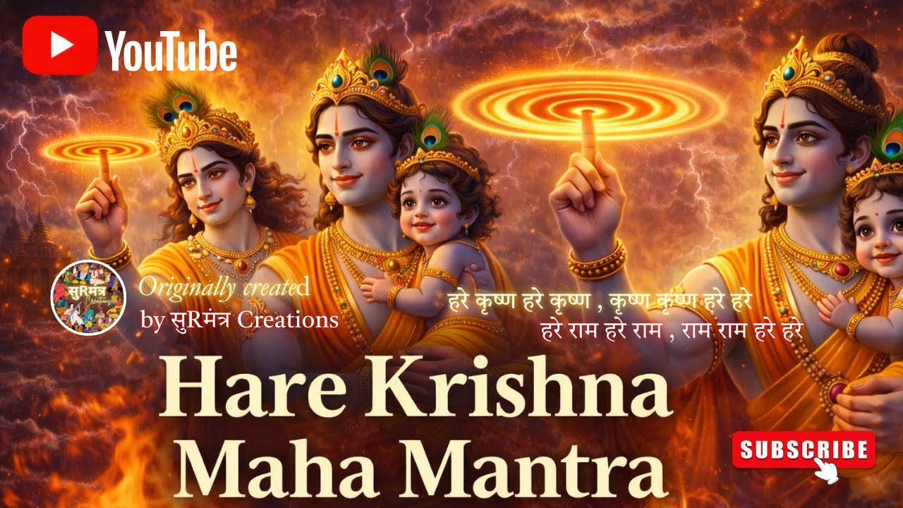 हरे कृष्ण महामंत्र | Hare Krishna Mantra Experience | Hare Rama Hare Krishna @SurMantraCreations 