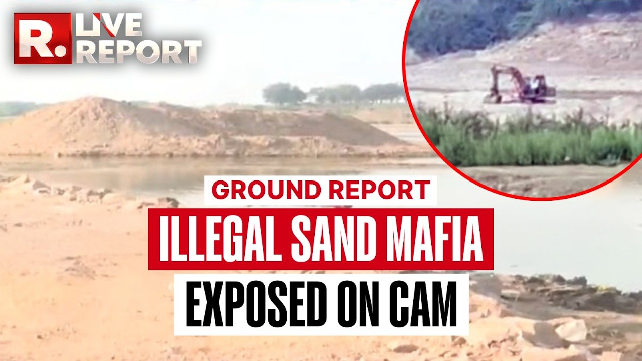 LIVE Report: Illegal Sand Mining Caught On Camera Alongside Krishna River In Karnataka