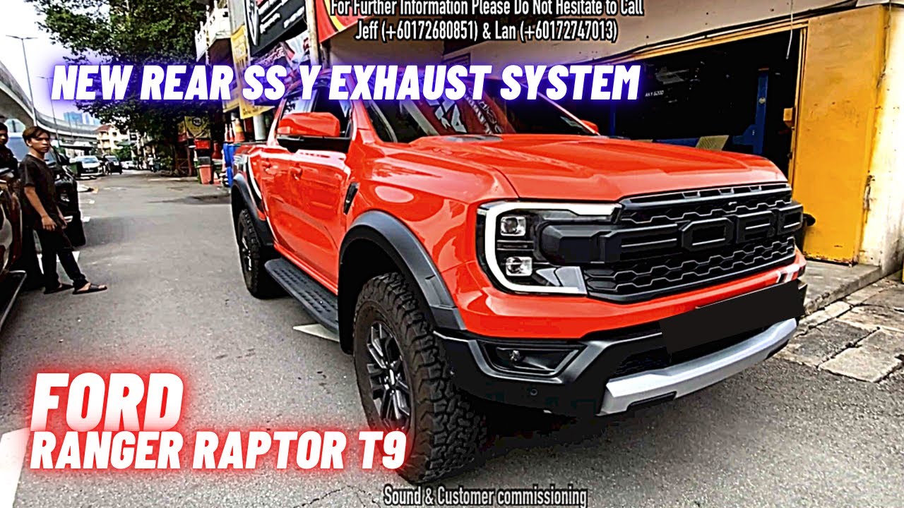 New Rear SS Y Exhaust System | FORD RANGER RAPTOR T9