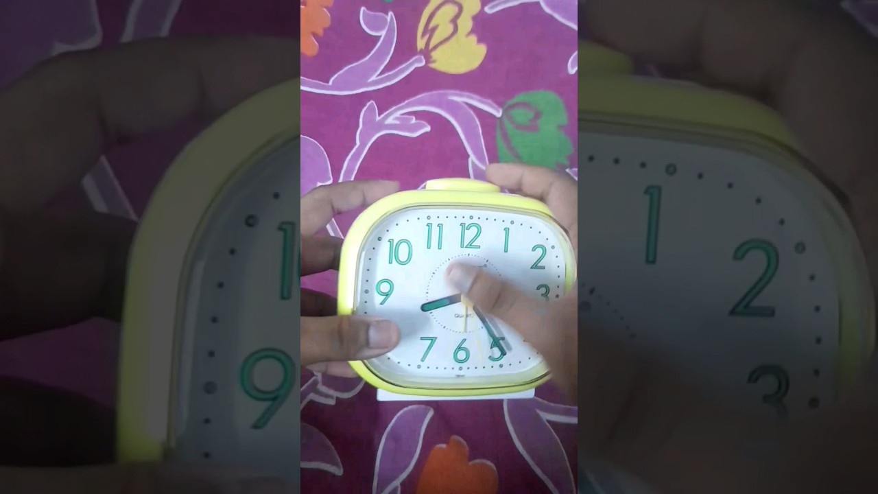 HOW TO SET ALARM #ytshorts #shorts #shorts #short #clock #alarm #alarmclock