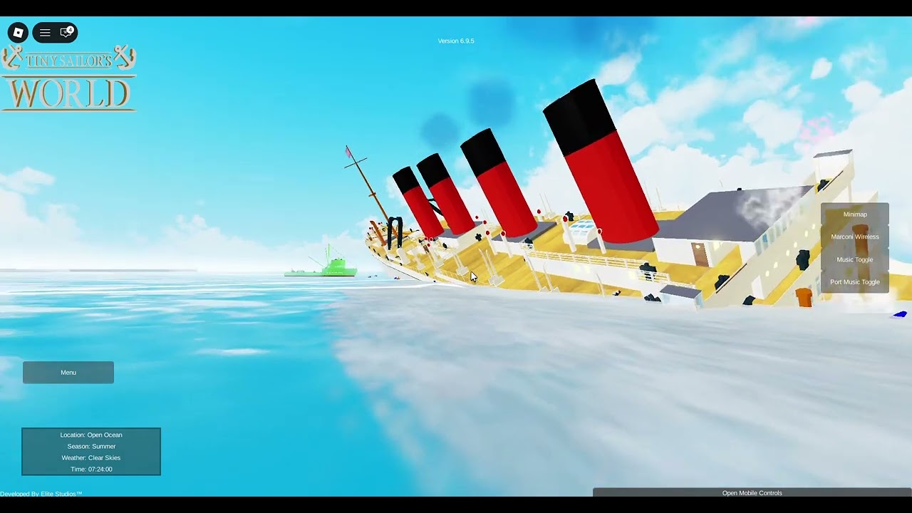 Roblox Windsor castle sinks right in Southampton FIRST YOUTUBE SHORT!