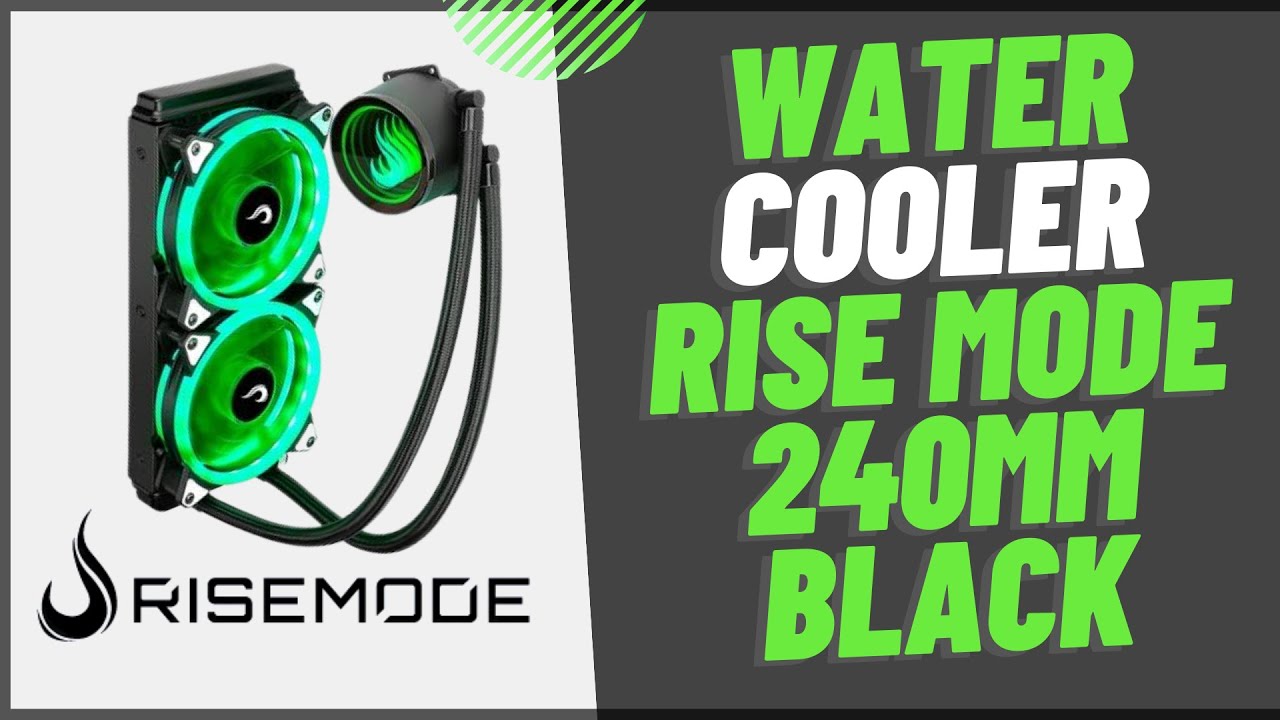WATER COOLER RISE MODE BLACK 240MM RGB - REVIEW E TESTE COM OVERCLOCK