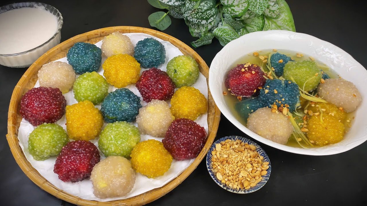 Trở lại tuổi thơ với CHÈ BỘT BÁNG ĐẬU XANH nước cốt dừa thơm béo chuẩn ngon.