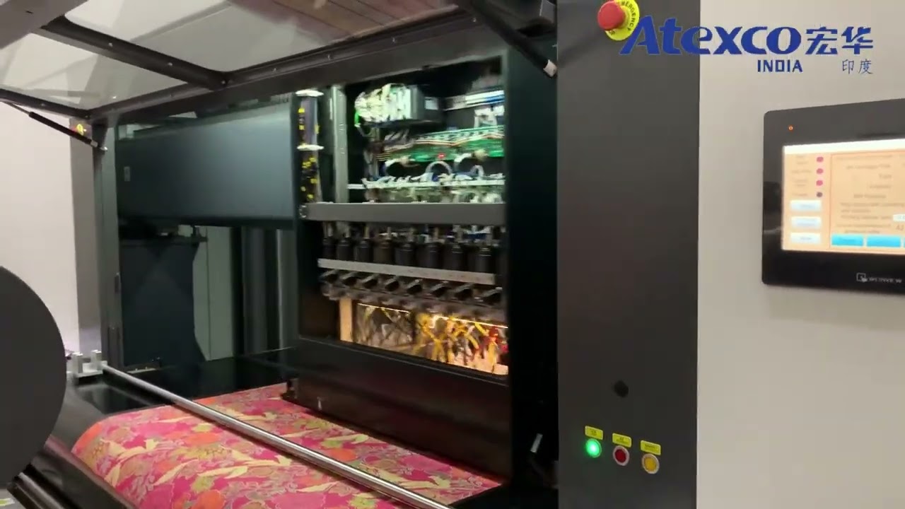 Atexco India | Vega 9180 DI | Kyocera 48 heads | high speed machine | 600 meters square per hour