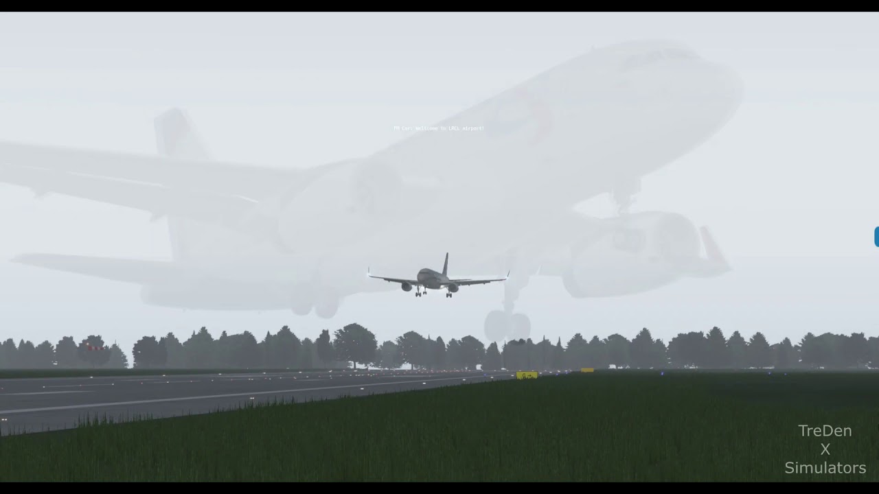 Landing LRCL Cluj-Napoca Airport - Romania a319 URAL AIRLINES