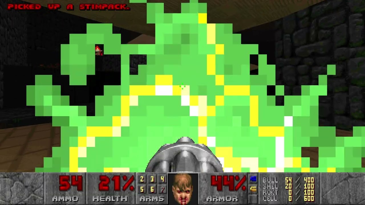 Doom 2 1994 play-through - Level 9: The Pit