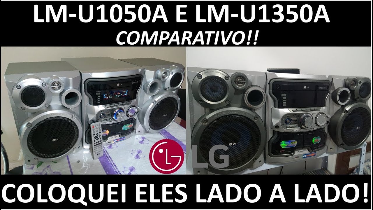 LG 1050A e LG 1350A: Comparativo!!