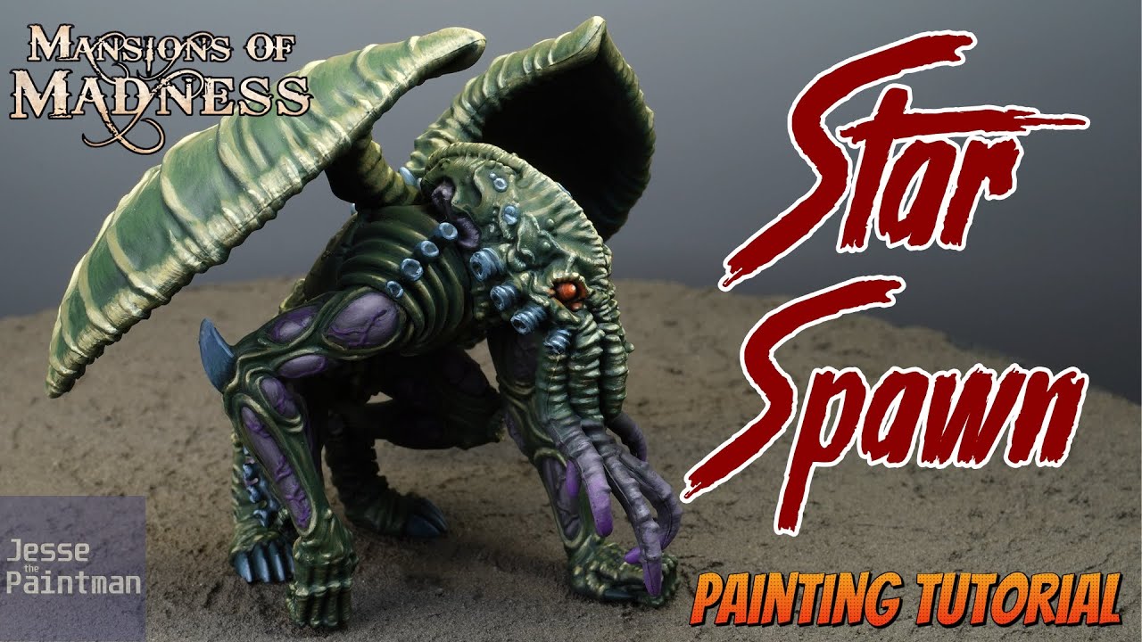 How to Paint Star Spawn from Mansions of Madness 2nd Edition | MoM Painting Guide E18