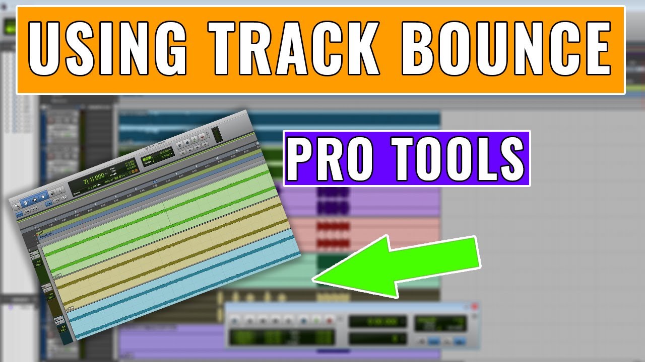 How to Use Track Bounce in Avid Pro Tools - OBEDIA Digital Audio Training & Tech Support