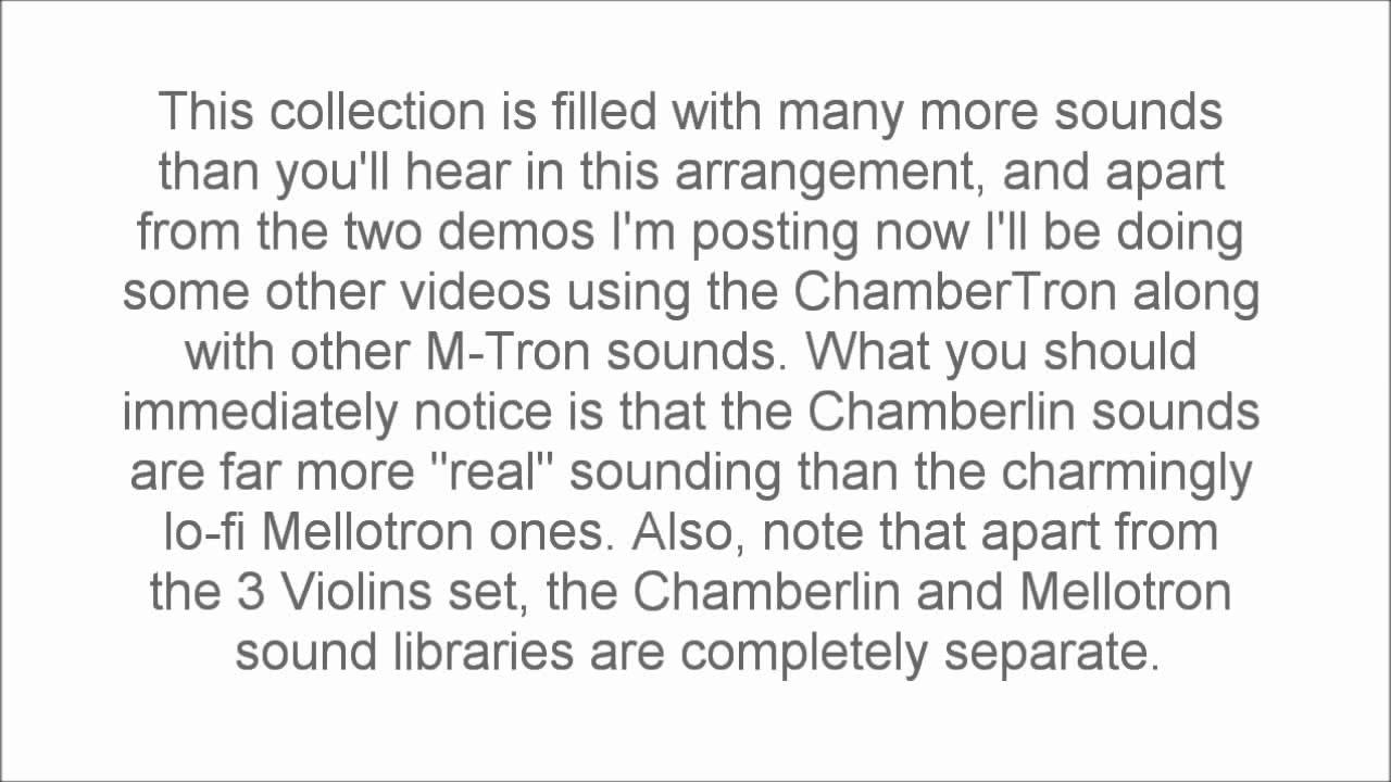 ChamberTron - M-Tron Pro Expansion: Bliss