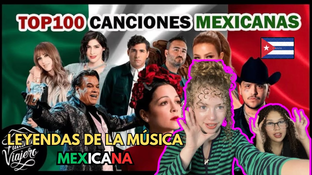 Top 100 Canciones Mexicanas más Vistas en Youtube - Cubanas Reaccionan [Sun Y Moon]
